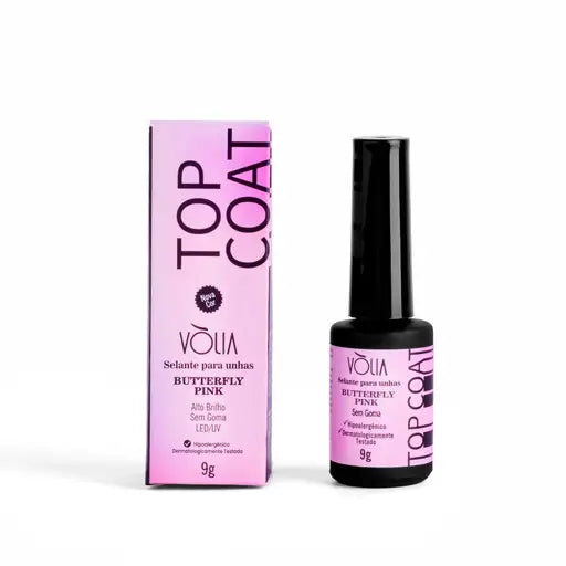 Top Coat - Butterfly Pink (frasco)